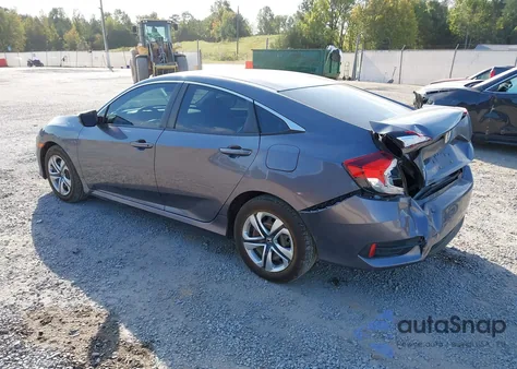 2017 Honda Civic Lx из США, поврежденный, VIN 19XFC2F51HE000897